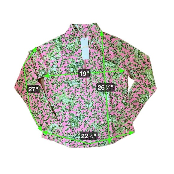 Lilly Pulitzer Skipper Popover UPF 50+ Rousseau Pink | Size M - Picture 6 of 16